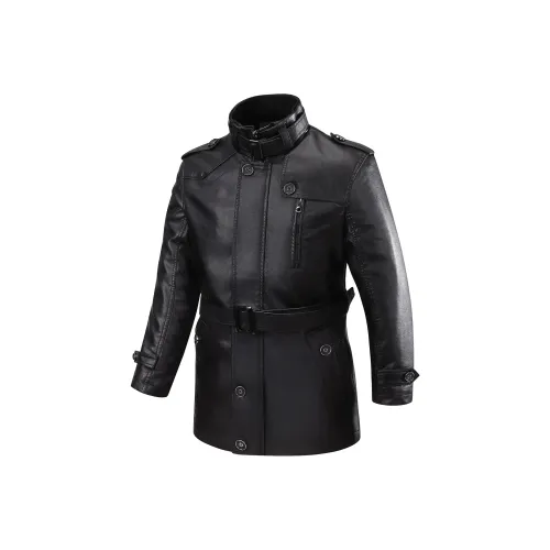 RAP PANDA Кожа Куртка Унисекс