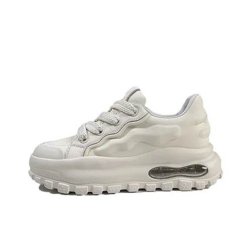 Devanro Slip-resistant Abrasion-resistant Low Top Casual Shoes Men's Ivory