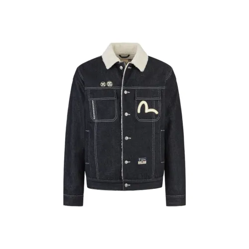 EVISU Джинсовый синий Мужские Куртки