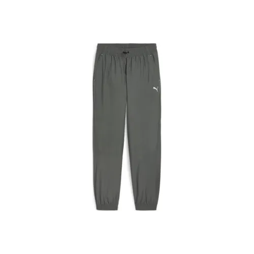 PUMA Вязаные тренировочные штаны унисекс минерально-серого цвета