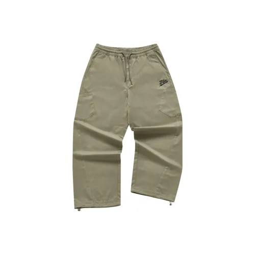 FILA FUSION Вязаные тренировочные брюки мужские темно-коричневый соус