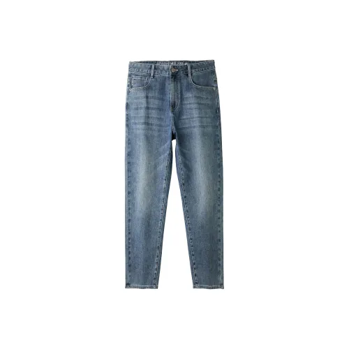 HLA Синий Серый DENIM GRADIENT Средний 56 Мужские Джинсы