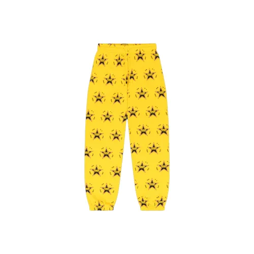 Denim Tears Co-brand SS24 Вязаные Тренировочные Штаны Унисекс Желтые