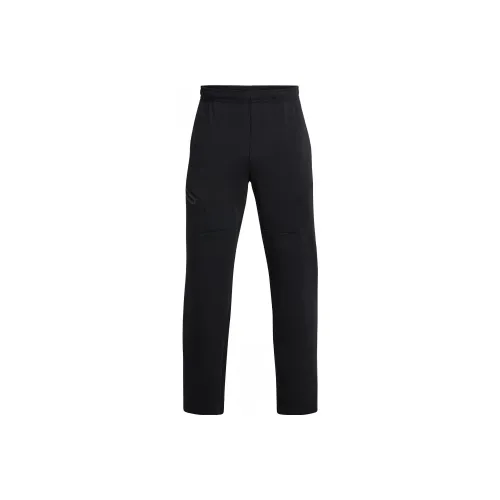 Under Armour Unstoppable Черные Мужские Вязаные Тренировочные Штаны