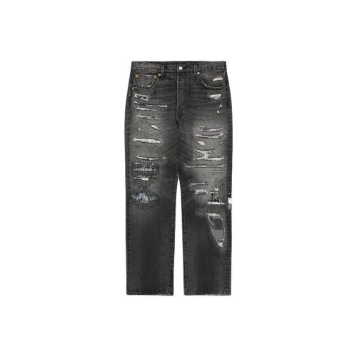 Levis x CLOT Co Фирменные черные унисекс джинсы