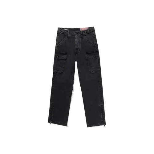 ABLE JEANS Винтажные черные мужские джинсы