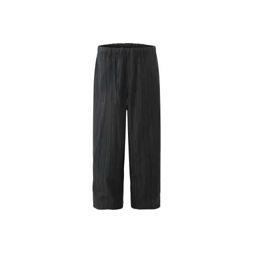 STRUCKCOOL Повседневные брюки Унисекс Черный Синий Вертикальные полосы