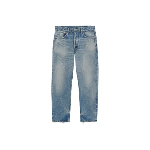 SAINT LAURENT Blue Men's Jeans SAINT LAURENT Синий Мужские Джинсы