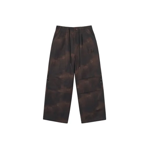 MMLG Повседневные брюки Унисекс Темный кофейный