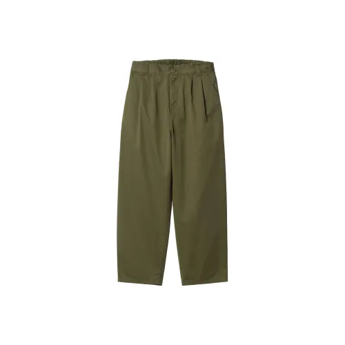 Carhartt WIP SS24 Marv Брюки Повседневные Брюки Мужские Армейский Зеленый
