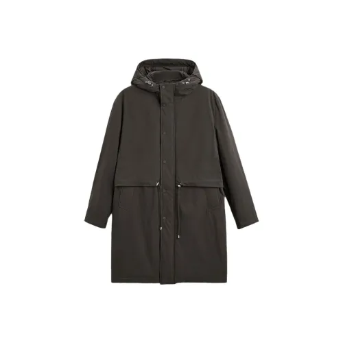 ZARA Коричневый Мужской Парки