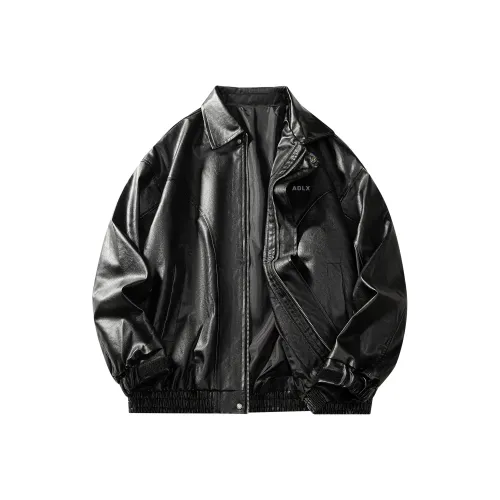 Aolx Унисекс Кожаные Куртки