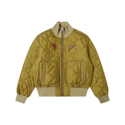 JOYRICH Хлопковый пуховик унисекс желтый зеленый