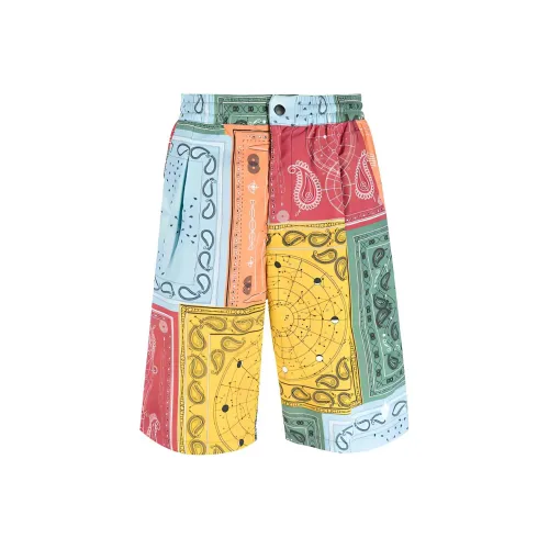 Marcelo Burlon Многоцветные Мужские Повседневные Шорты