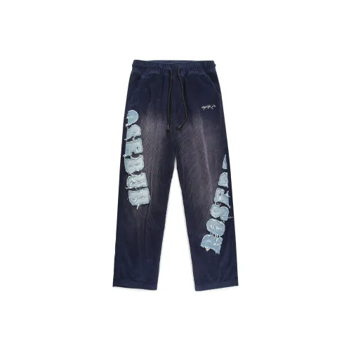 Guuka Повседневные брюки Мужские Темно-синие