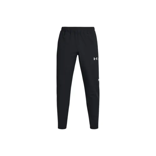 Under Armour Woven Collection Черный/Светоотражающий Мужские Повседневные Штаны
