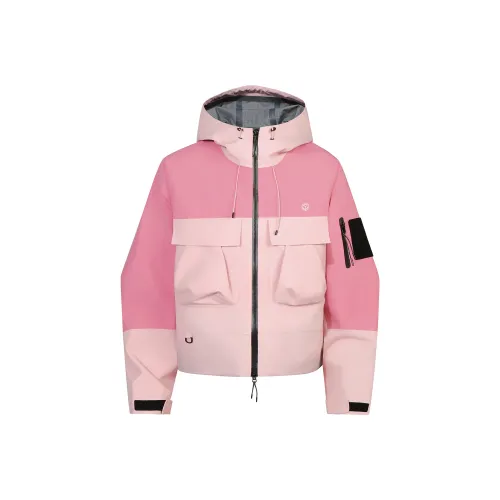 GUUKA TECH Тренчкот Унисекс Розовый