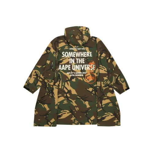 Aape x ALPHA INDUSTRIES SS25 Тренчкот Мужской Зеленый GRR