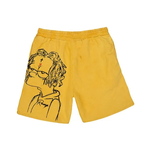 Revenge X Trippie Redd Collection Желтые Унисекс Повседневные шорты