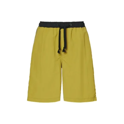 UNIQLO MARNI Co Branding Изумрудно-зеленый Унисекс Повседневные шорты