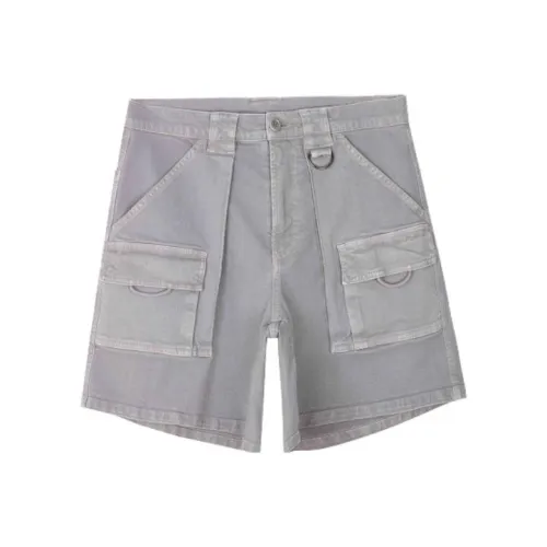 MOSCHINO Серые Мужские Джинсовые Шорты