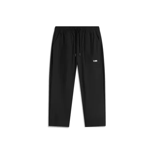 LINING Sports Fashion Collection Мужские Повседневные Брюки Черные