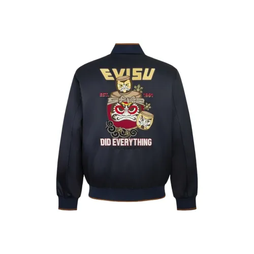 EVISU Темно-синие мужские куртки