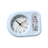 Небесно-голубой [Fang Юань Будильник] Температура и Влажность Календарь