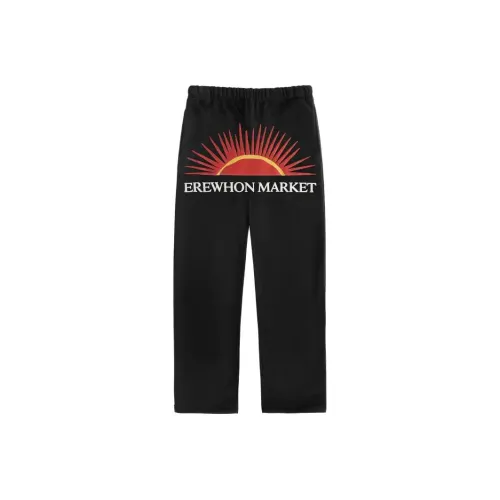 Cactus Plant Flea Market CPFM Collaboration X Erewhon Co Брендированная SERIES Черные Унисекс Повседневные брюки