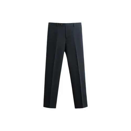 ZARA Морской синий Мужские брюки для костюма