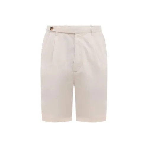 BRUNELLO CUCINELLI Белые Мужские Повседневные Шорты