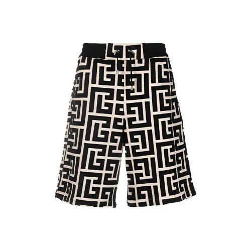 BALMAIN Черные Мужские Повседневные Шорты