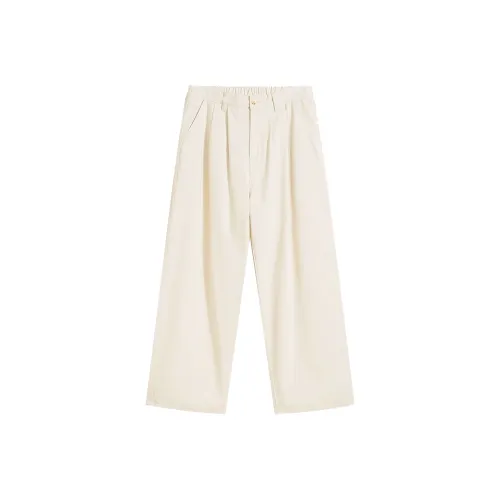 GTRG Повседневные брюки Унисекс Оригинально-белый цвет Деним