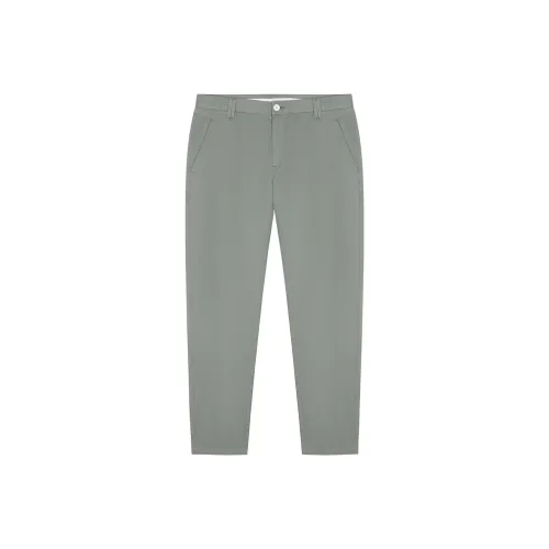 DAVID NAMAN Зеленые Мужские Повседневные Штаны