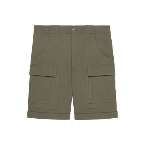 GUCCI X The North Face Повседневные шорты Мужские Армейский зеленый