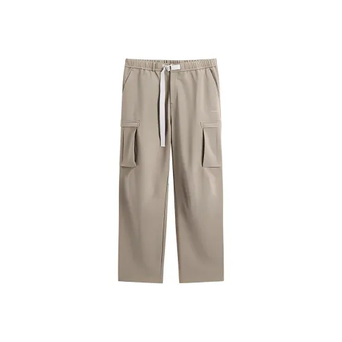 PEACEBIRD MEN Повседневные брюки Унисекс Коричневый