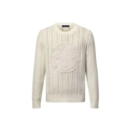 LOUIS VUITTON FW25 Свитер Мужской Бежевый