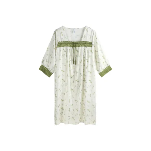 Xuan Liang Ночная сорочка Женская Бамбук Ярко-зеленый