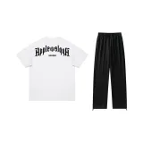 Комплект (Белый топ + Черные штаны)