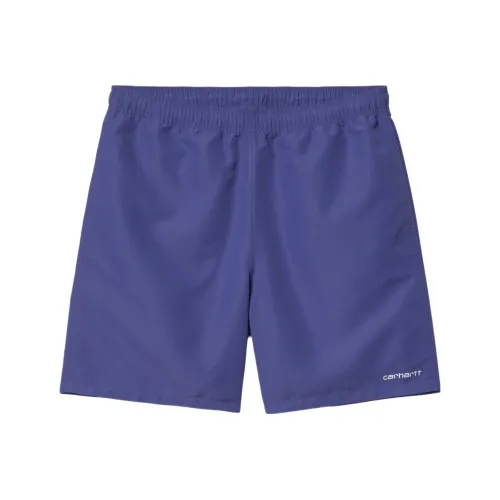 Carhartt WIP Purple Men's Casual Shorts Carhartt WIP Фиолетовые Мужские Повседневные Шорты