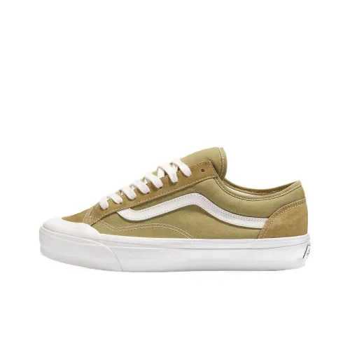 Vans LX Old Skool 136 Скейтборд Кроссовки Низкие Светло-Зеленые Унисекс