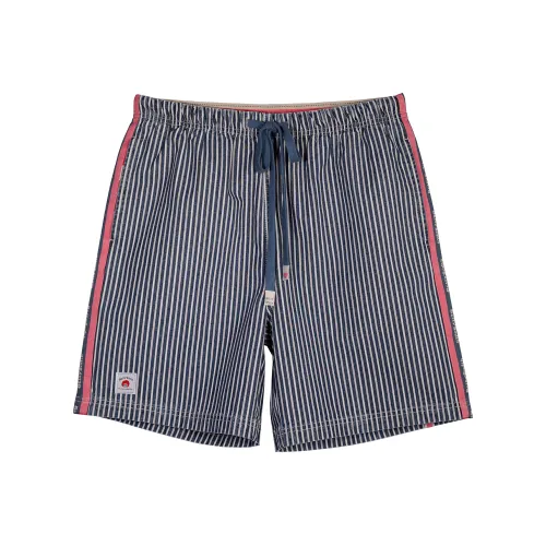 Betty Smith Полосы Деним Унисекс Джинсовые шорты