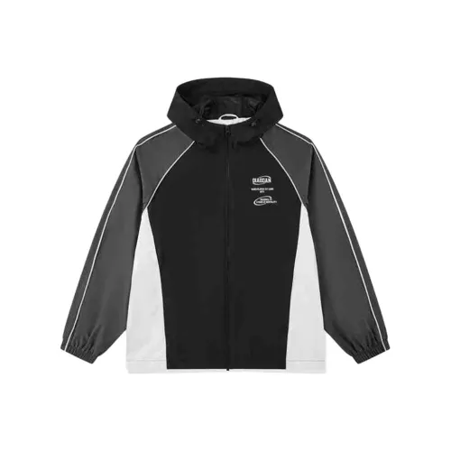 QIAODAN Тренчкот Мужской Черный Грозовый Серый