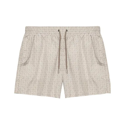 FENDI SS22 Повседневные шорты Мужские Коричневые