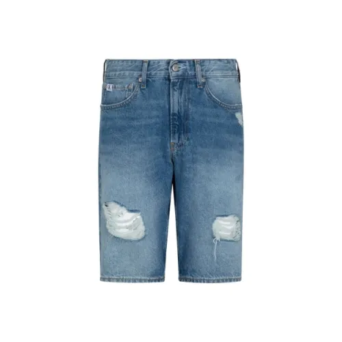 CK Calvin Klein Джинсовые шорты Мужские Джинсовый синий
