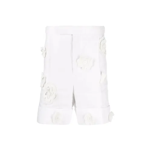 THOM BROWNE Белые Мужские Повседневные Шорты