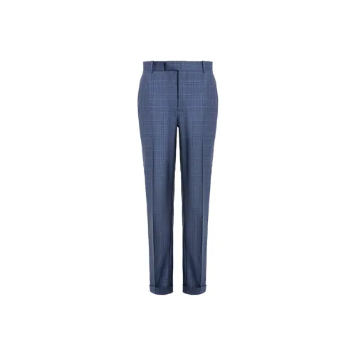 LIU·JO UOMO Костюм Брюки Мужской Синий Клетка