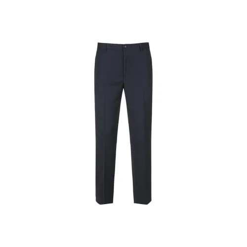 GIORGIO ARMANI Темно-синие мужские костюмные брюки