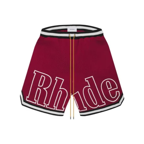 RHUDE Red Men's Casual Shorts RHUDE Красные Мужские Повседневные Шорты