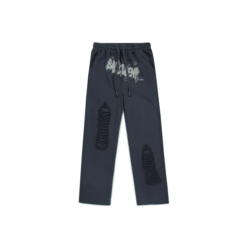 Guuka Повседневные брюки Мужские Темно-серые